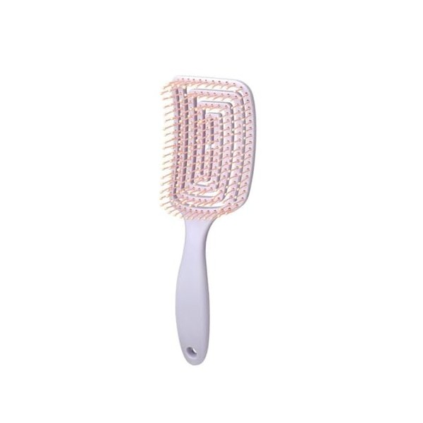 Brosse à cheveux démêlante, peigne de massage doux pour femme, démêlant les cheveux raides, bouclés, humides et secs, réduisa
