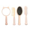 Traziewell SZ000521 Brosse à cheveux en plastique antistatique, peigne de barbier avec miroir portable