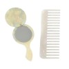 Traziewell SZ000313 Peigne à dents larges pour cheveux bouclés et lisses Sans poignée Durable et léger avec miroirs personnal