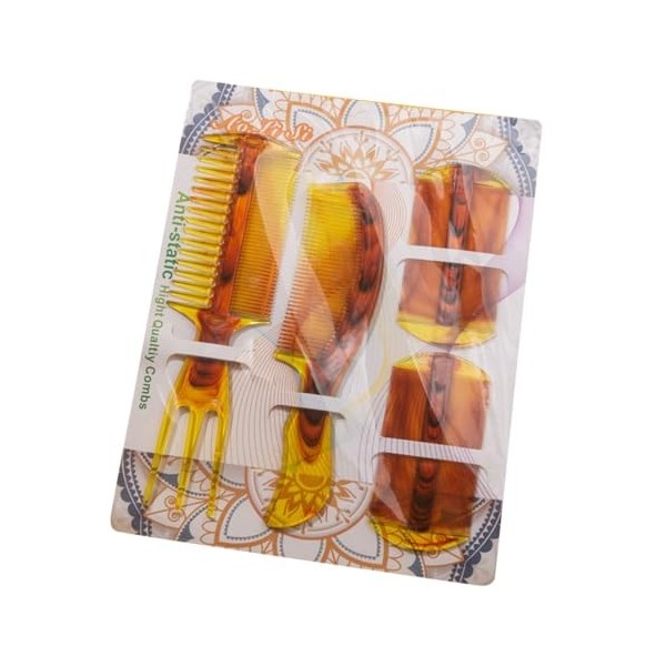 Traziewell SZ000714 Peigne démêlant à dents larges pour cheveux épais et bouclés