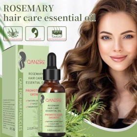 Ledeak Huile de Romarin pour Cheveux, 60 ml Naturelle Huile Romarin Pousse Cheveux, Rosemary Oil for Hair Growth, Huile Essen