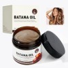 Huile de Batana pour Cheveux, Batana Oil Élimine les fourches, 100% Naturelle pour la Croissance des Cheveux, Authentique Hui