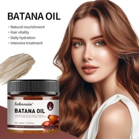 Huile de Batana pour Cheveux, Batana Oil Élimine les fourches, 100% Naturelle pour la Croissance des Cheveux, Authentique Hui