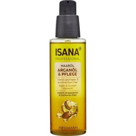 ISANA PROFESSIONAL Huile capillaire Huile dargan & soin, Flacon de 100 ml - Cheveux abîmés & secs - Huile de soin contient d