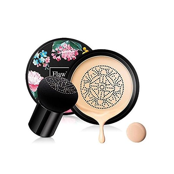 Champignon Tête Air Cushion CC Crème Fond De Teint Correcteur Maquillage Hydratant Brillant Pigment Fond De Teint Liquide, Ba