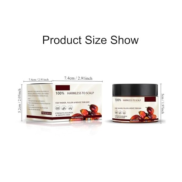 Huile de Batana Naturelle,Huile Cheveux Pousse,Favorise la Densité des Cheveux Chez les Hommes et les Femmes,Prévention de la