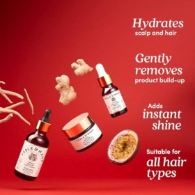 Fable and Mane Healthy Hair Heroes Hair Care Gift Set. Contains HoliRoots Hair Oil 55ml, SahaScalp Scrub 50ml, MahaMane Smoot