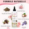 Huile De Pousse Des Cheveux Chebe & Rose, Chebe Pour Les Cheveux, Poudre De Chebe Africaine Pour Une Pousse Des Cheveux Plus 