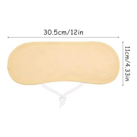 Lot de 2 paquets dhuile de ricin pour le cou, réutilisables et biologiques - Compresse dhuile de ricin réglable pour le con