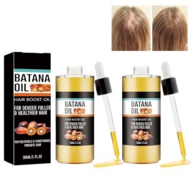 Grgowe 2Pc Huile De Batana Bio Pour La Croissance Des Cheveux,Huile De Batana Pour Cheveux,Huile De Batana Organic For Growth