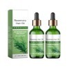 Soins des Cheveux et Huile, 2Pcs Huile Capillaire au Romarin, Huile Capillaire pour une Pousse des Cheveux Très Rapide, Nourr