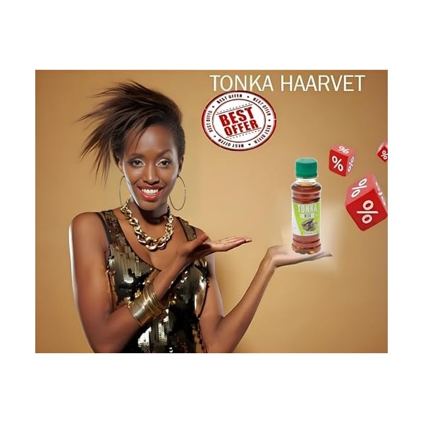 Huile de Tonka PURE 100ml - Pour le soin naturel des cheveux - Stimule la croissance des cheveux - Contre la chute des cheveu
