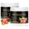 Lot de 2 huiles de batana, huile de batana naturelle biologique pour la croissance des cheveux, améliore la croissance des ch