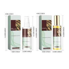 Dyceittdia 2pcs Soins Capillaires au Collagène, 100ml Huile de Traitement des Cheveux et 100ml laque pour Cheveux, Collagène 