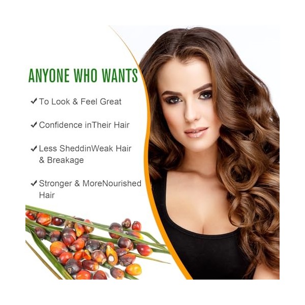 2 Pack huile de batana - Batana Hair Oil, Batana Oil Der natürliche organische druck des körpers unterstützt das haar, die ha