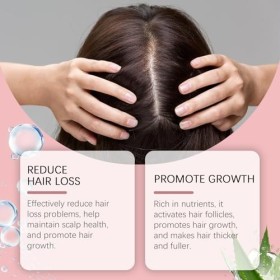 Tkekruh 2PC Hair Spray 50ML, Spray Capillaire au riz, Traitement De Conditionnement Profond, Anti-Chute Cheveux, Renforcement