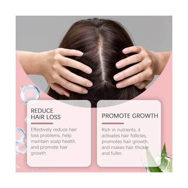 Tkekruh 2PC Hair Spray 50ML, Spray Capillaire au riz, Traitement De Conditionnement Profond, Anti-Chute Cheveux, Renforcement