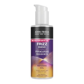John Frieda Frizz Ease Huile pour cheveux - Série de réparation miracle - Contenu : 100 ml - Effet anti-frisottis - Type de c