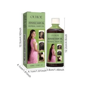 Huile végétale naturelle pour cheveux - Romarin, menthe et cuir chevelu - 100 ml - Nourrit les cheveux secs et abîmés - Favor