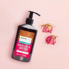 Arganicare | Gamme Kératine | SOIN DÉFINITION SANS RINÇAGE | A la Kératine Bio | Adoucit et Redéfinit parfaitement vos boucle