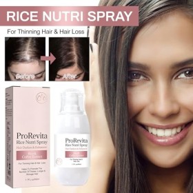 Sérum de Croissance des Cheveux,Spray Traitement de la Croissance des Cheveux,Spray dEau de Riz pour la Croissance des Cheve