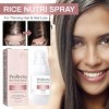 Sérum de Croissance des Cheveux,Spray Traitement de la Croissance des Cheveux,Spray dEau de Riz pour la Croissance des Cheve
