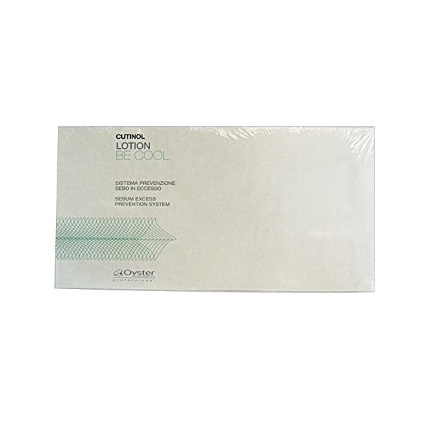 Set 6 cutinol professionnelle Be Cool ampoules x 11 pièces produits pour cheveux