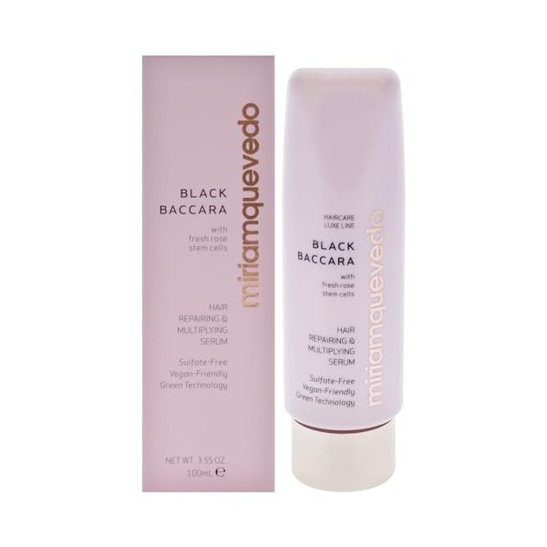 Black Baccara Hair Repairing and Multiplying Serum by Miriam Quevedo for Unisex - 3.4 oz Serum