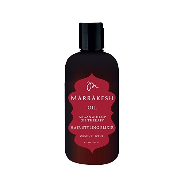 corps terrestre Marrakesh huile de cheveux ELIXIR avec Chanvre & Argan Huile de cheveux et Traitements du cuir chevelu,227g p