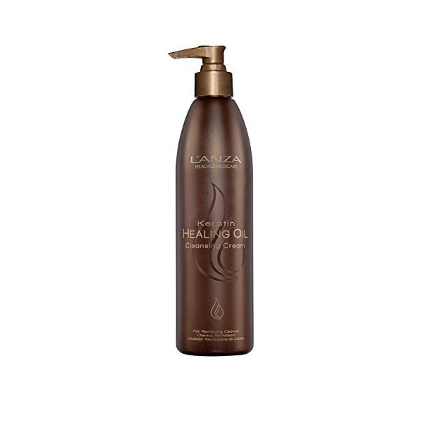 L’ANZA Keratin Healing Oil Cleansing Cream, 10.1 Fl Oz