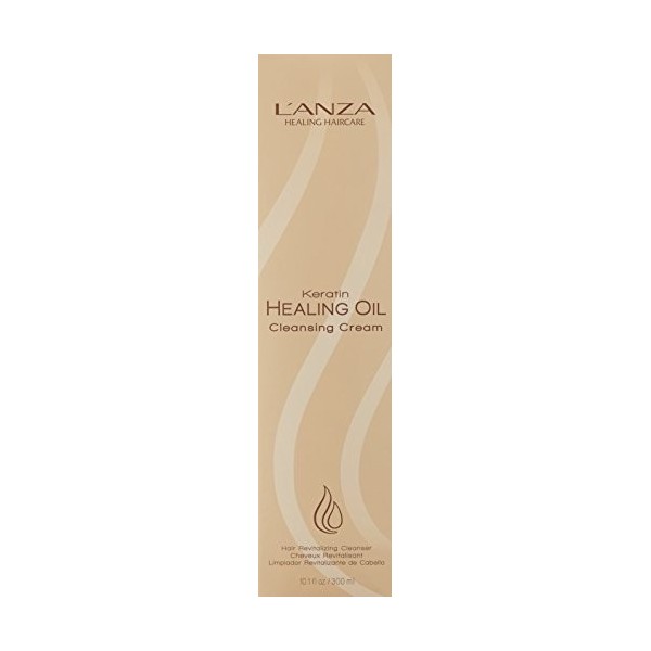 L’ANZA Keratin Healing Oil Cleansing Cream, 10.1 Fl Oz
