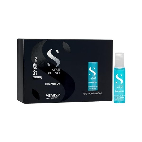 Alfaparf Milano Semi Di Lino Sublime Essential Oil 12x13ml - soin illuminateur intensif