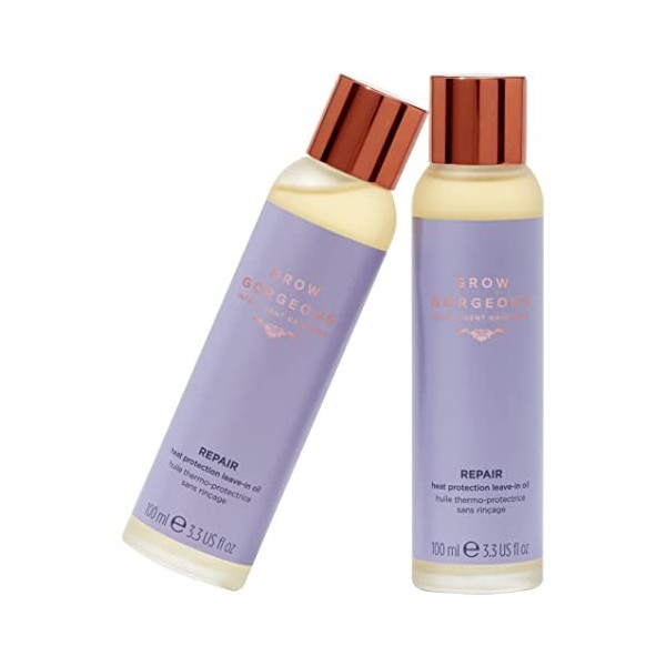 Grow Gorgeous Huile de protection contre la chaleur sans rinçage 100 ml