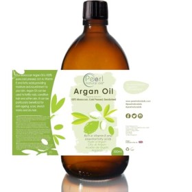 Pearl Natural Oils Huile dArgan Naturelle Marocaine Pure 500ml