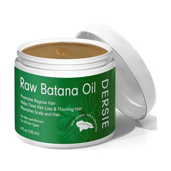 Huile Batana : huile de Batana pour la croissance des cheveux – Huile de Batana brute – Huile de Batana pour la croissance de