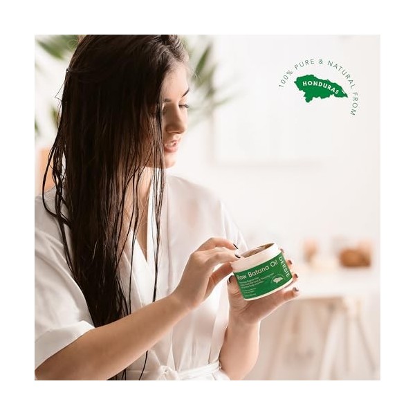 Huile Batana : huile de Batana pour la croissance des cheveux – Huile de Batana brute – Huile de Batana pour la croissance de