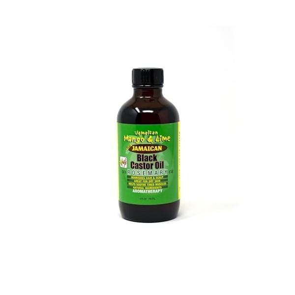 Jamaican Mango and Lime Black Castor Oil with Rosemary 118ml