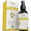 Viva Naturals Cold Pressed and Hexane Free Organic Jojoba Oil - Golden, 4 oz by Viva Naturals