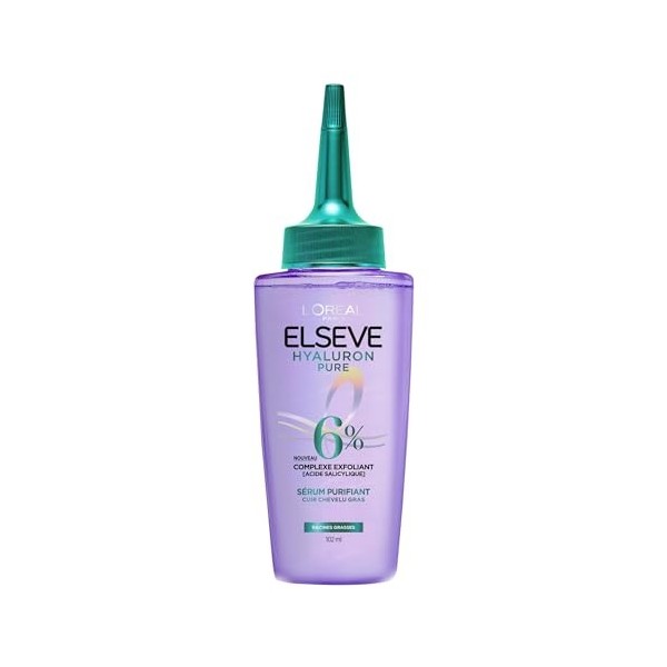 LOréal Paris - Sérum Purifiant pour Cuir Chevelu Gras - Complexe à lAcide Salicylique & Hyaluronique - Protocole de Soin Ca T...