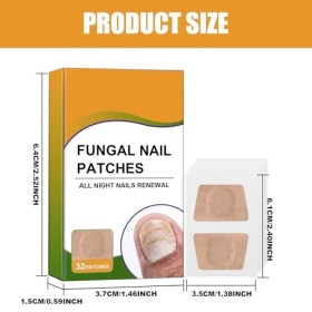 Lot de 2 patchs anti-mycoses des ongles, patchs réparateurs pour ongles dorteils et ongles dorteils - Convient pour la répa