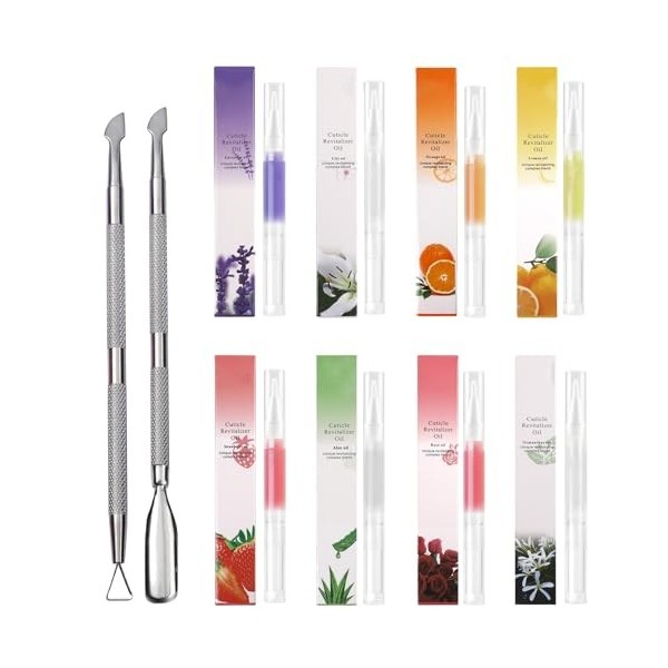 Huile Cuticules Ongles Stylo de Nutrition dOngle, Soins Oil pour les Ongles, Cuticle Oil for Nail Care pour Réparer les Cuti