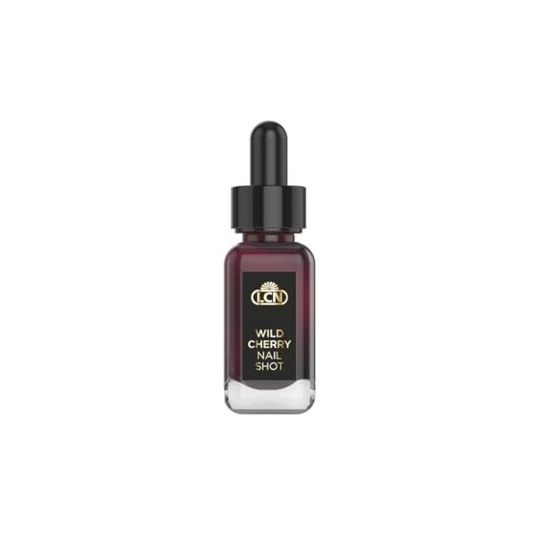 LCN Nail Shot « ROUGE » 11 ml – Sérum pour ongles au parfum de cerise nourrit les ongles avec nutriments essentiels et hydrat