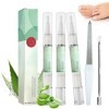 3 Pièces Nail Care,Stylo de soins à ongles,Nail Repair Pen,avec Huile Arbre à Thé,Vitamine E,Aloe Vera,pour Les Ongles Abîmés