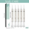 5 Pièces Nail Care, Stylo de soins à ongles, avec Aloe Vera, pour Les Ongles Abîmés