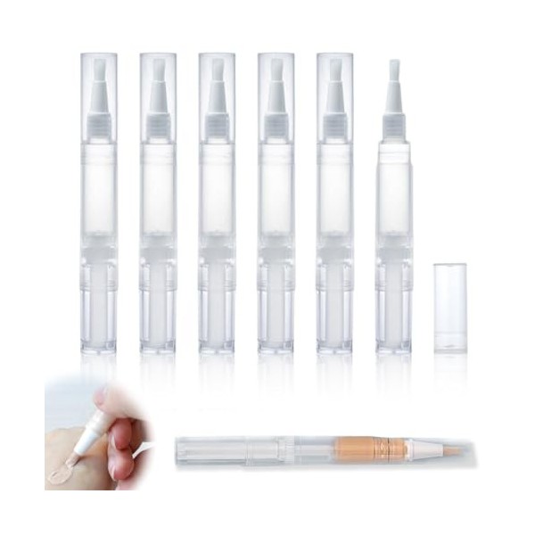 EIHI stylos dhuile de cornée vraiment réutilisables de 2ml réutilisables stylos vides pour un complément facile dhuile de J