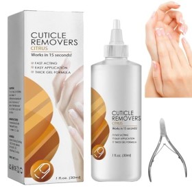 KOAHDE Dissolvant de cuticules liquide, gel hydratant pour ongles, huile pour cuticules, adoucissant et cuticules, gel hydrat