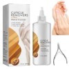 KOAHDE Dissolvant de cuticules liquide, gel hydratant pour ongles, huile pour cuticules, adoucissant et cuticules, gel hydrat