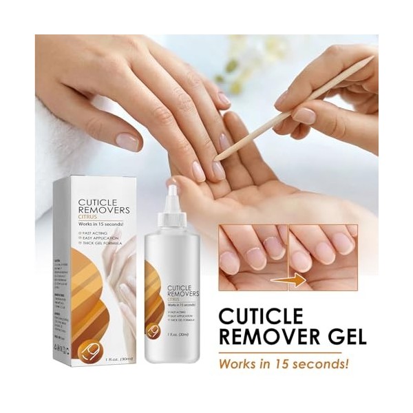 KOAHDE Gel réparateur de cuticules pour ongles, adoucissant et cuticules pour ongles, adoucissant professionnel, gel hydratan