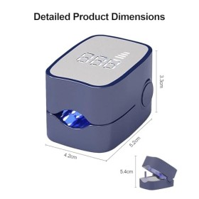 Appareil de nettoyage des ongles, lampe de soin des ongles, kit de soin des ongles pour les pieds et les ongles, facile à uti