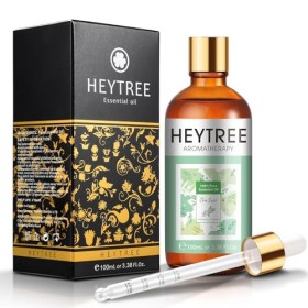 HEYTREE Huile essentielle darbre à thé 100ml - Répare les ongles cassés Nettoie les pieds en profondeur Nettoie les pores, l